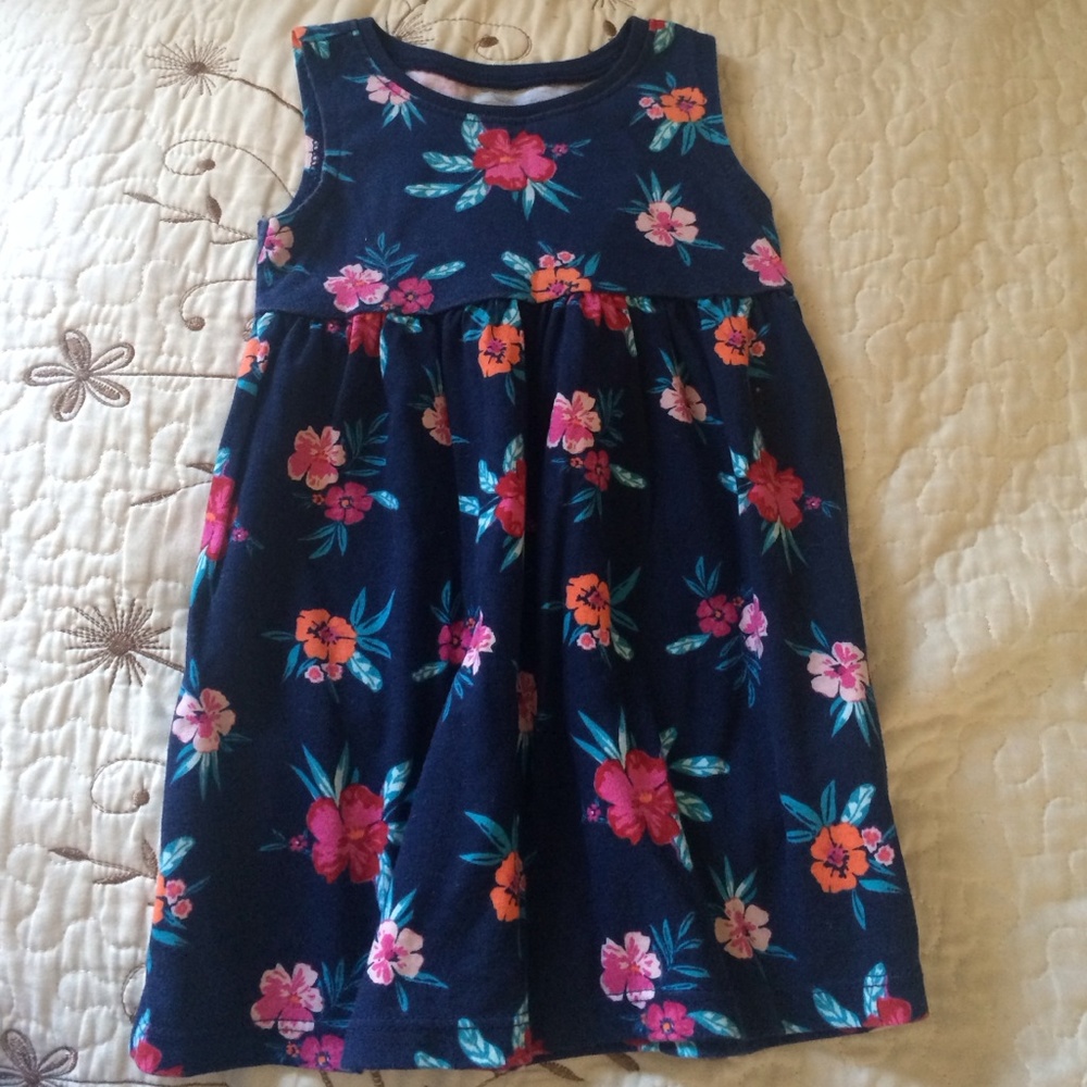 Floral dress.